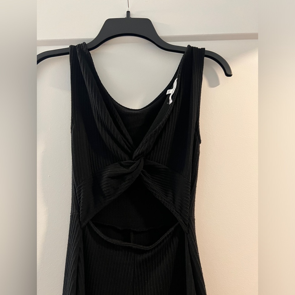 Open/Twisted Front Jump Suit - image 2